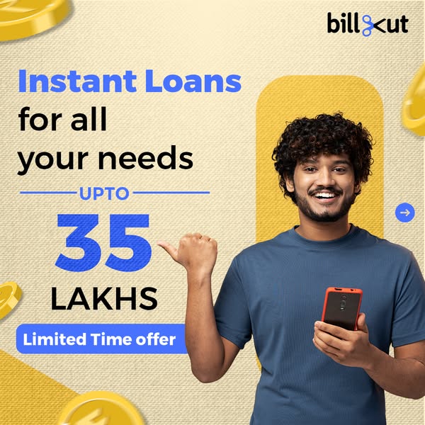 BillCut performance marketing creative for instant loans