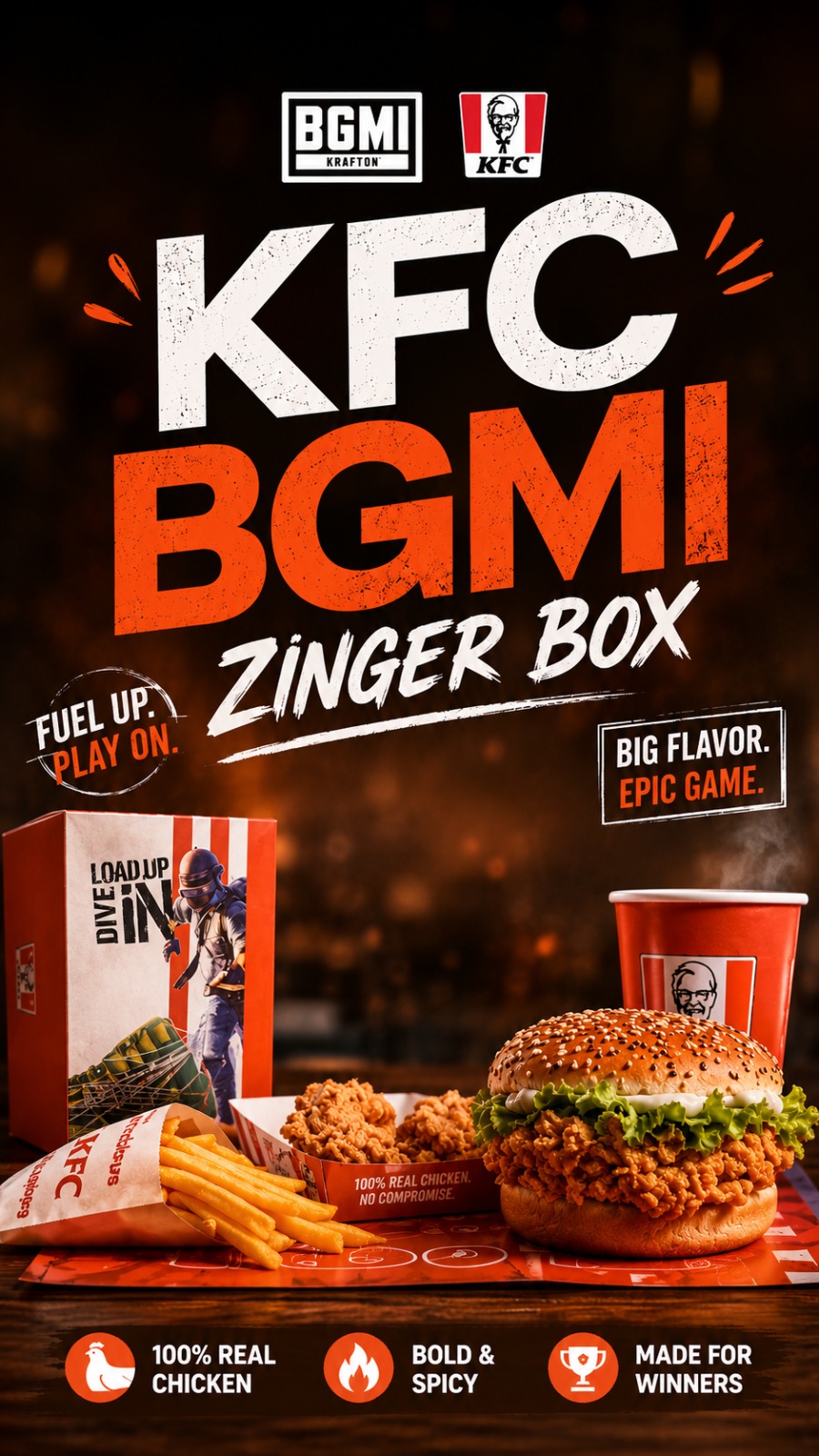 KFC × BGMI creator campaign